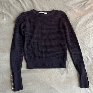 Zara small black sweater